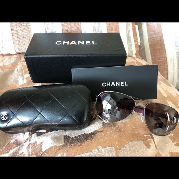 CHANEL Accessories - 💯Authentic Chanel Pilot Sunglasses Polarized